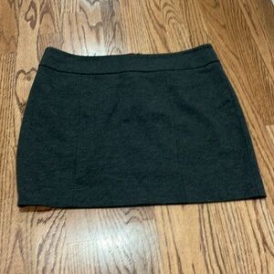 WHBM grey mini skirt